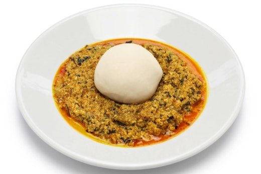 Egusi Soup with Pounded Yam Foodopolis Enugu